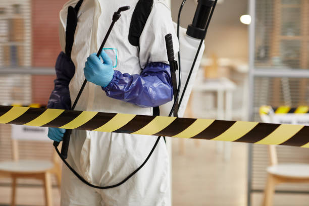 Professional Biohazard Cleanup technician working in Petersburg, OH